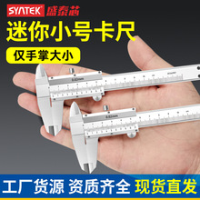 syntek迷你游标卡尺高精度100mm小型深度尺家用工业级小卡尺批发