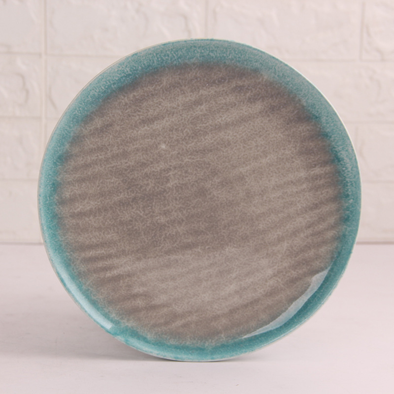 Platos de cerámica de alta temperatura platos vajilla traje de cerámica dedicada transfronteriza