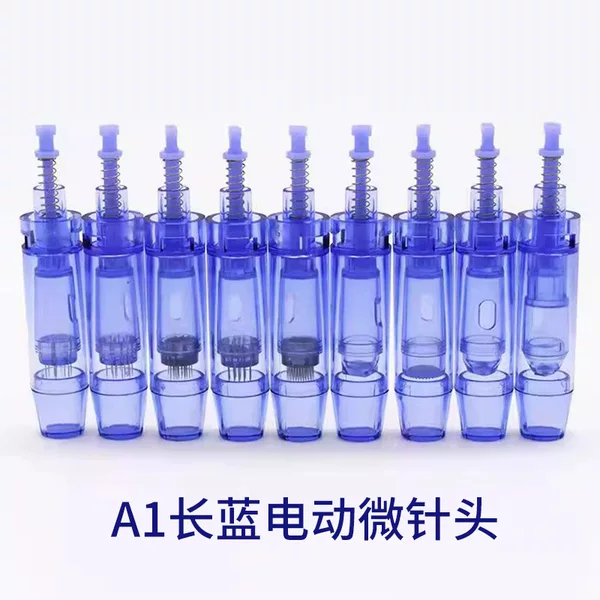 A1 Electric Microneedle Needle Nano Crystal Microcrystal Needle 5D Introduction Device Stuck Needle Water Light Needle Facial Blue Needle