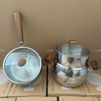Minuo Home 316L без покрытия из нержавеющей стали детское питание горшок маленький молочный горшок домашнее хозяйство