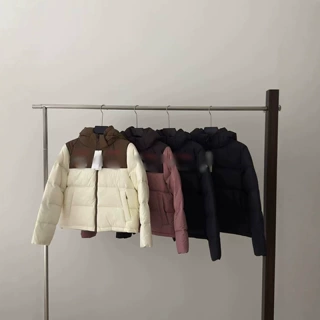 DST迪家冬季新款多标休闲女生鹅绒保暖短款羽绒服外套