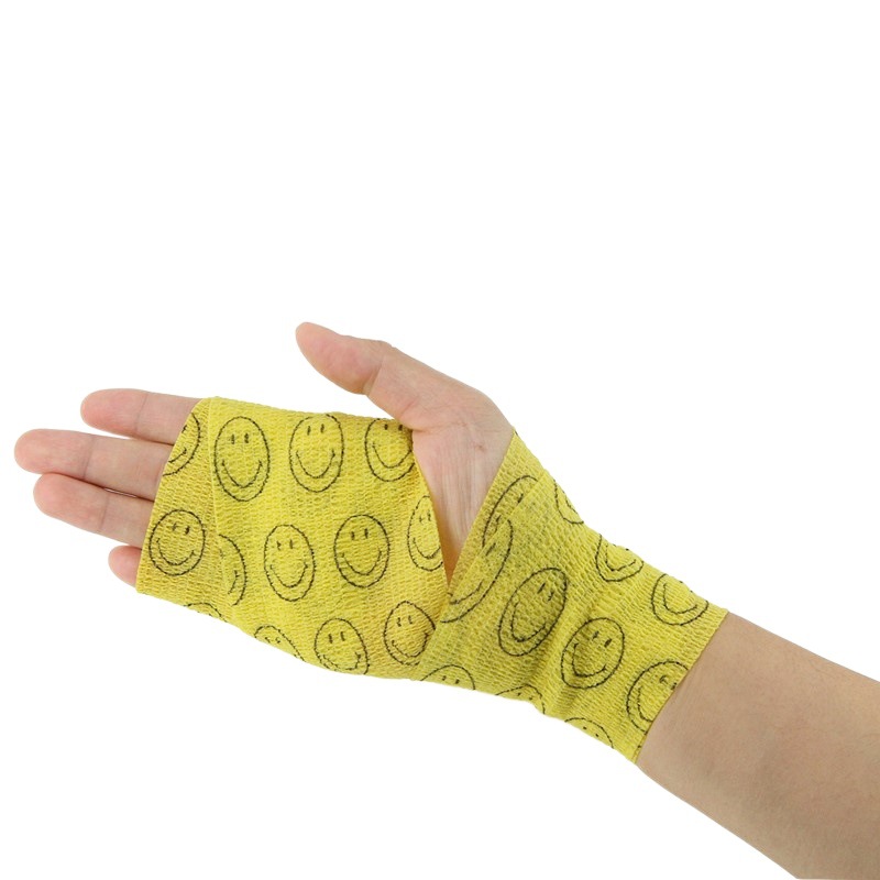 Factory direct pet self-adhesive elastic bandage printing non-woven self-adhesive bandage finger bandage bandage wholesale