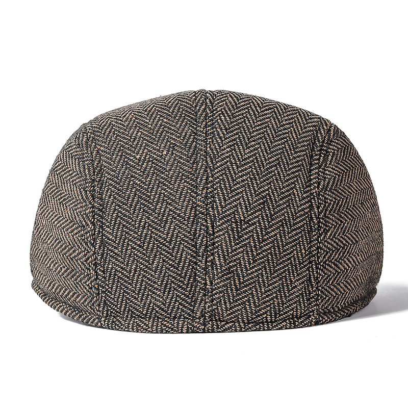 Gorra Plana para Hombre Mayor de Algodón y Poliéster Térmica para Invierno image 7