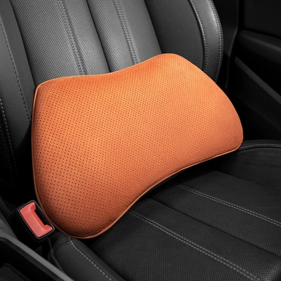 Headrest | Qin PLUS, Sea Lion 06, Seal - ideal-orange1-lumbar-support-pillowmemory-foam-suede