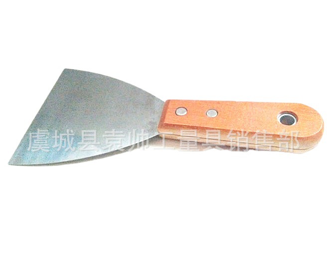 厂家 3寸木柄油灰刀 不锈钢油灰刀 铲刀 油漆刮刀 清洁刀批发