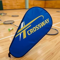 Набор ракеток для бадминтона Crossway, одиночная упаковка, 2 упаковки, сумка для бадминтона, утолщенный рюкзак на плечо, портативная сумка