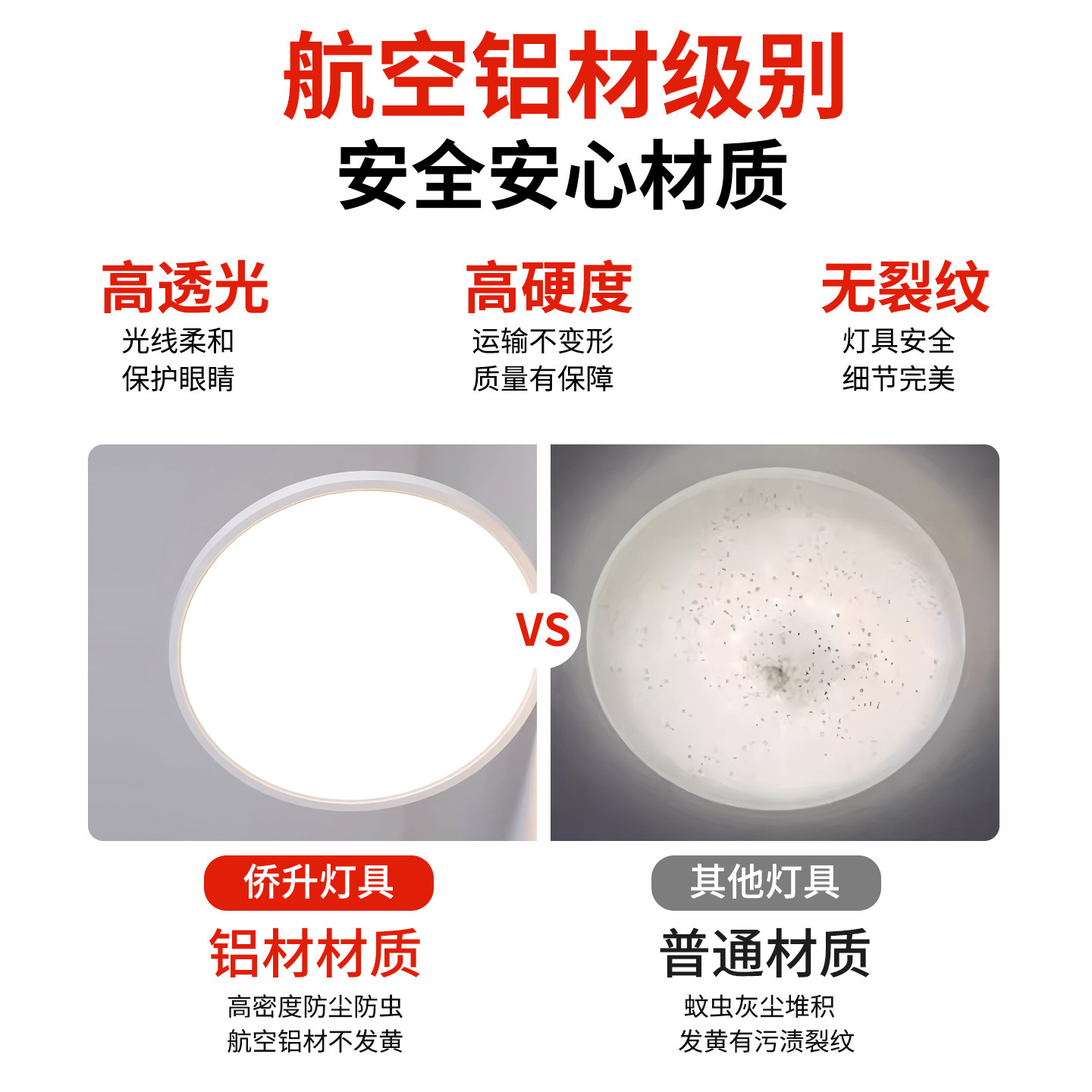 Luz de techo de protección de ojos de espectro completo sencilla atmósfera moderna sala de estar luz principal led luz 6 nueva lámpara de dormitorio Zhongshan