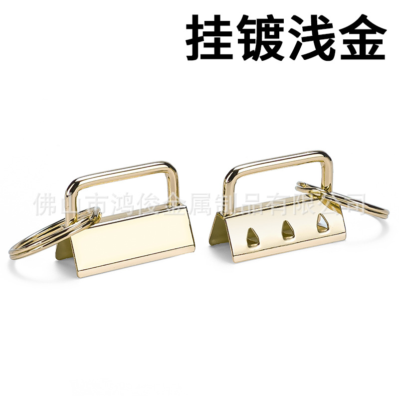 Fábrica al por mayor hardware equipaje cola clip 32mm cinta de hierro clip hebilla cola clip de metal