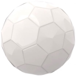 One kilogram 72824 compatible Lego building blocks domestic spare parts football spherical ball small ball