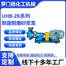 厂家直供UHB-ZK耐腐耐磨砂浆泵脱硫化工泵压滤机入料泵循环泵