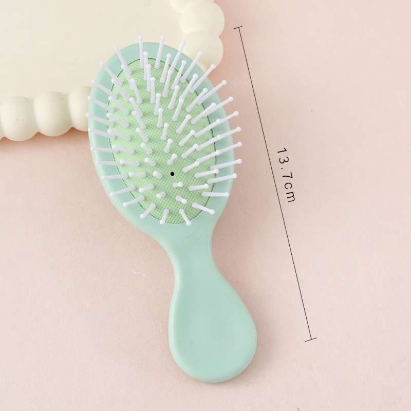 マカロンエアバッグコーム学生ポータブルヘアコーム女性のポータブルエアクッションコームマッサージコーム家庭用ヘアコーム小さなコーム|undefined