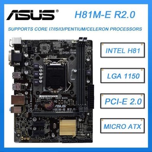�m��ASUS/�A�TH81M-E R2.0��X����H81оƬ�M1150ᘃȴ�DDR3 MATX