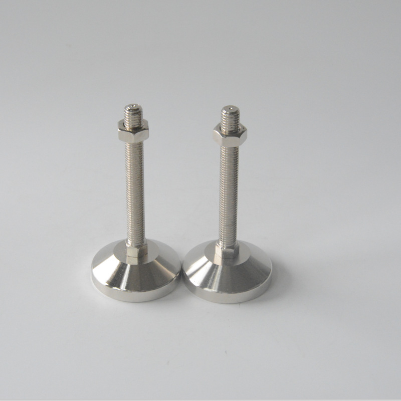 重型支撑脚，全碳钢固定调节脚，承重地脚