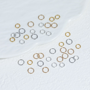 �~�18k���ɫ�~Ȧ�_��Ȧ diy�Ʒ��������ƽ��Ȧ��Ȧ����