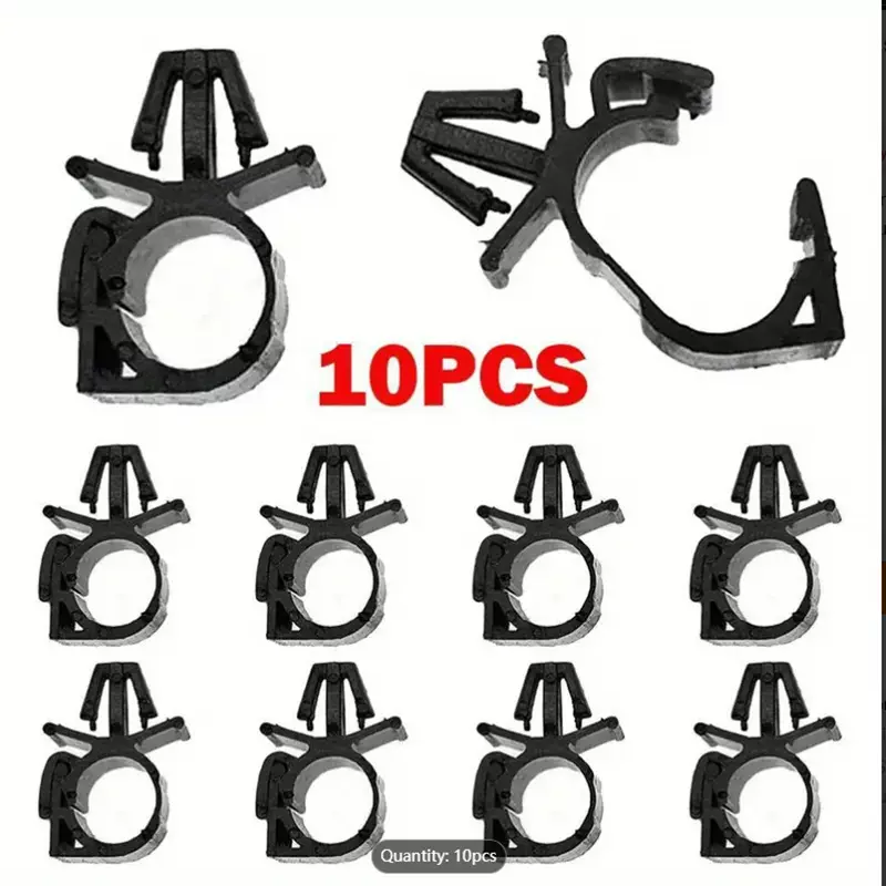 10PCS汽车线束固定卡子波纹管卡扣汽车线路固定线路卡扣汽车配件
