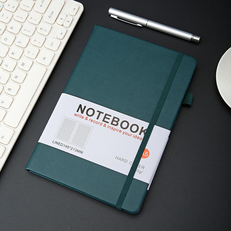 펜 포켓 포함 80g 100매 짙은 녹색