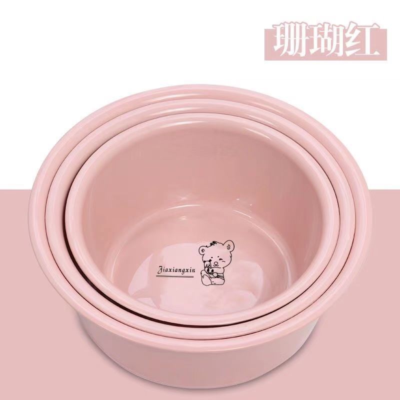 家用脸盆宿舍加厚塑料PP洗脸盆磨砂卫生间防滑洗衣盆婴儿专用盆子