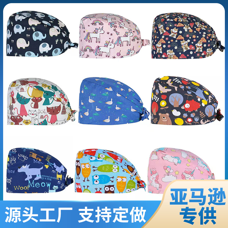 Operating cap Doctor hat printing Operation room Hat Dental cap ICU Nurse cap