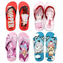 海贼王人字拖乔巴时尚印花夏季沙滩透气耐磨夹情侣学生潮夹趾拖鞋
