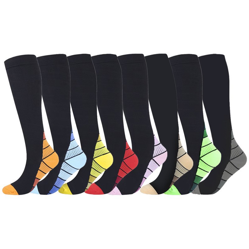 Calcetines de Compresión Largos de Nylon, Antideslizantes y Transpirables para Correr image 78