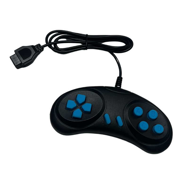 メーカー在庫あり USBゲームコントローラー MD9芯 クラシック月型 有線ゲーム機 卸売 フォースフィードバック|undefined
