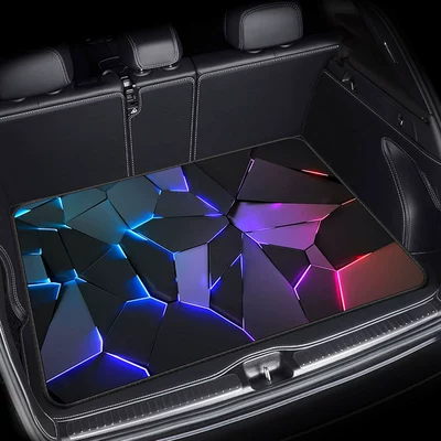 Avtomobil döşəmə paspasları – car trunk mat crystal velvet floor - gl-color-17-75100cm