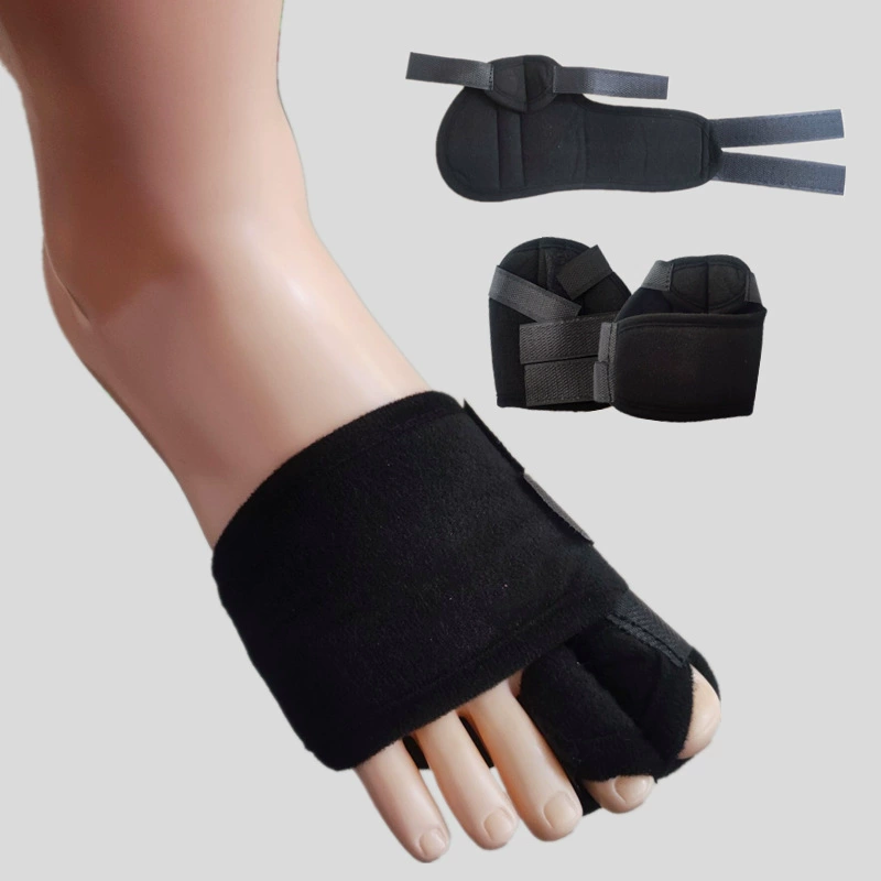 Новая модель 2024 года: алюминиевый разделитель для большого пальца стопы, защита от перекрещивания пальцев, подушечка для передней части стопы, двойной разделитель для пальцев