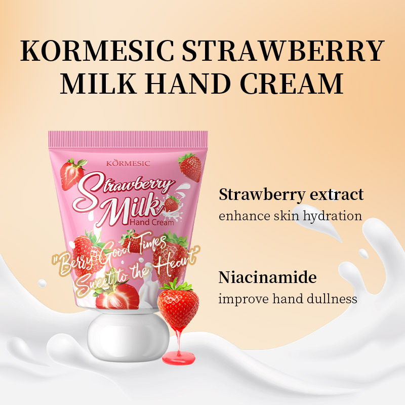 Crema mani al latte di frutta KORMESIC 30 g Crema mani idratante e nutriente_voghion.com