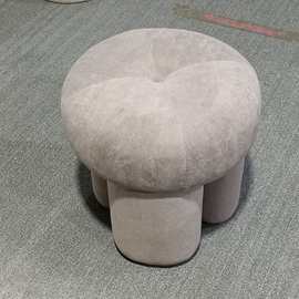 简约轻奢梳妆凳小圆墩子格调创意客厅沙发矮凳 入户玄关换鞋凳子