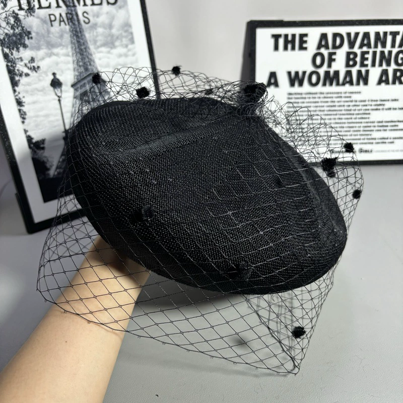 Демисезонный шерстяной берет, ретромодная шляпа, французский стиль.