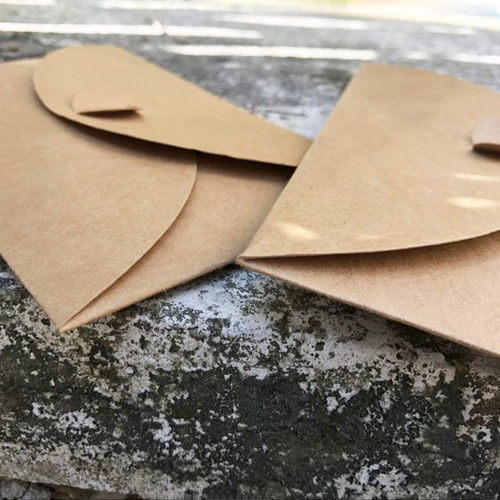 300g kraft paper envelope, vintage kraft paper envelope, handmade DIY accessory envelope, factory direct sales