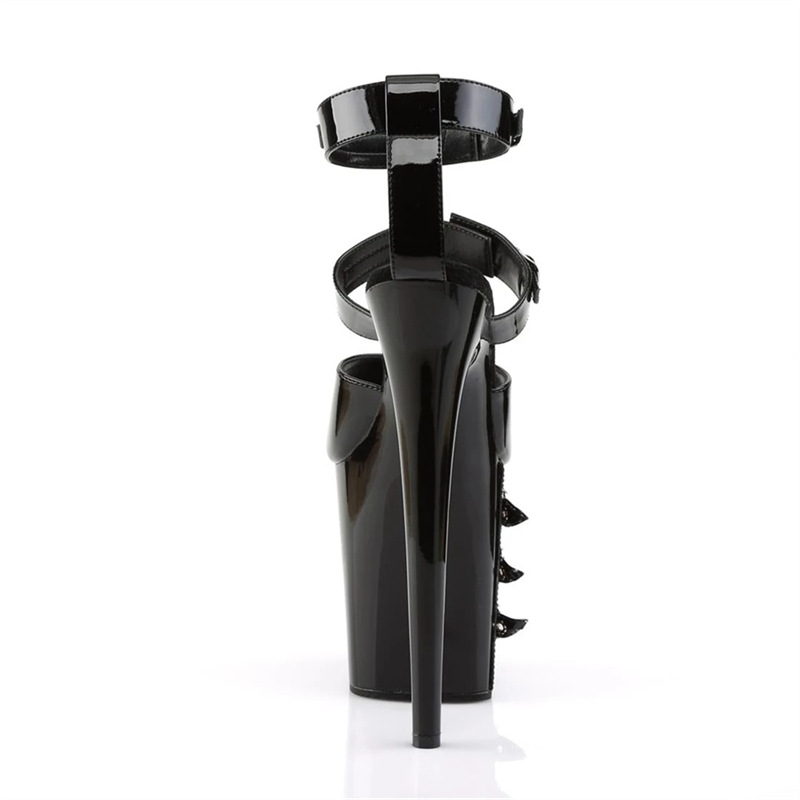 26cm nuevo odio cielo alto club nocturno modelo europeo y americano sexy tacones de baile de tubería impermeable tacones delgados sandalias de tamaño grande