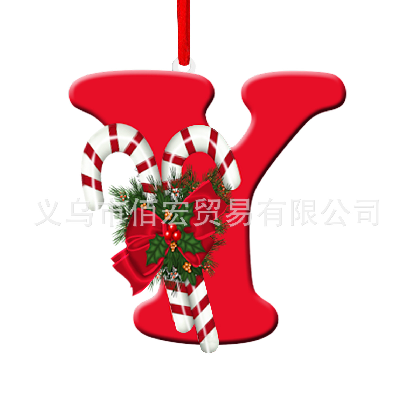 Nuevo alfabeto inglés creativo transfronterizo acrílico plano árbol de Navidad decorativo regalo de decoración de fiesta image 30