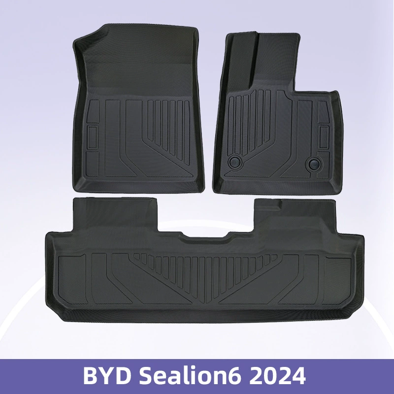 Подходит для BYD Sealion6 2024 правого руля 3D 24/7 Материал TPE ножные коврики Багажник коврик