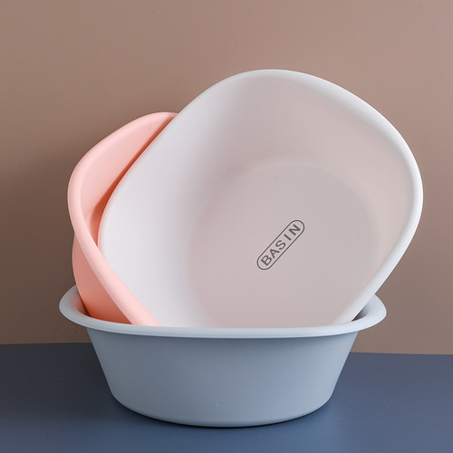 Factory batch household plastic square basin replacement LOGO washbasin student dormitory plastic washbasin clothes basin advertising gift basin