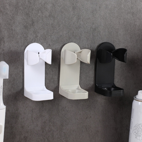 Electric toothbrush holder without holes, home electric razor stand, storage rack, wall-mounted hook, organizer stand