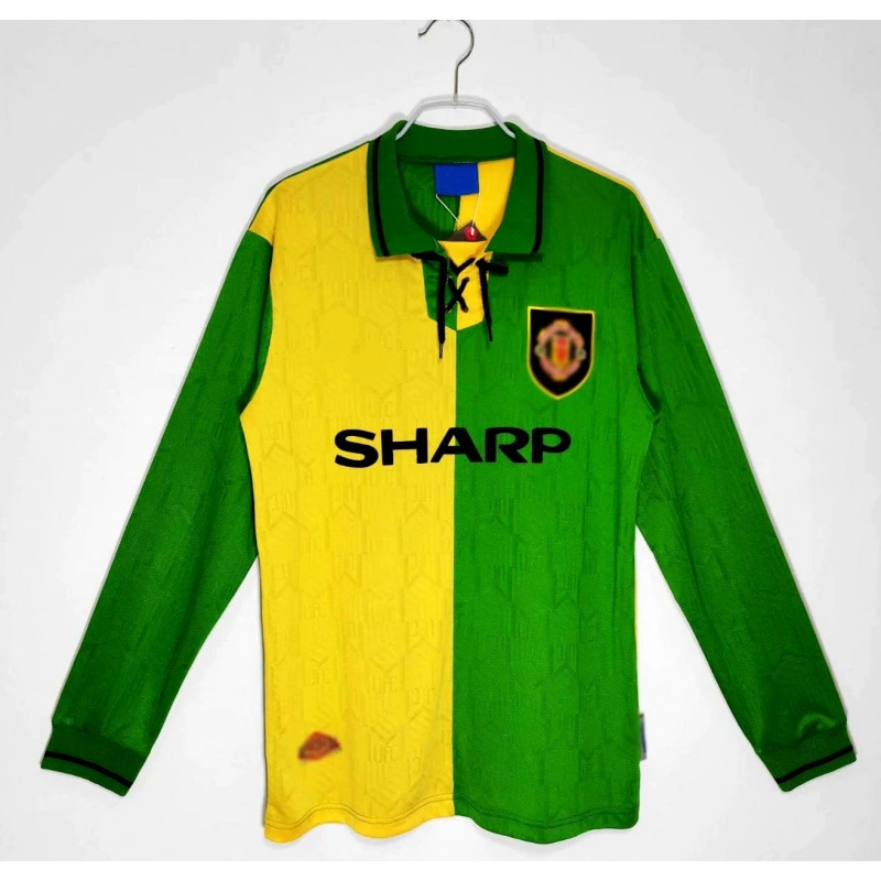 Ретро форма 07/08 Manchester United с длинным рукавом №7 Роналдо, домашняя и выездная версия 06/07 AC №22 Кака