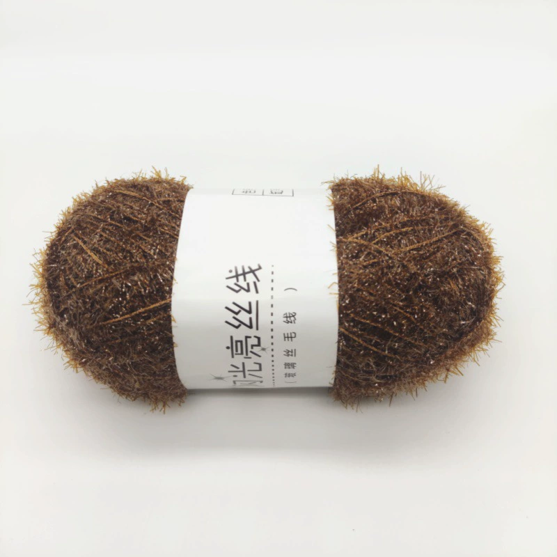 Стеклянная шелковая нить, handmade мерцание, 50 г (≈100 м) — упакованный односторонний пряжа