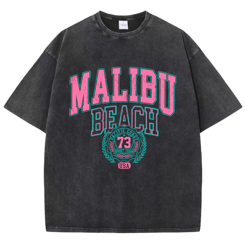 Cotton fashionable retro T-shirt