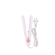 Mini Flat Iron Hair Straightener, Cold Curling, No-Damage, 20W Rapid Heat 30s