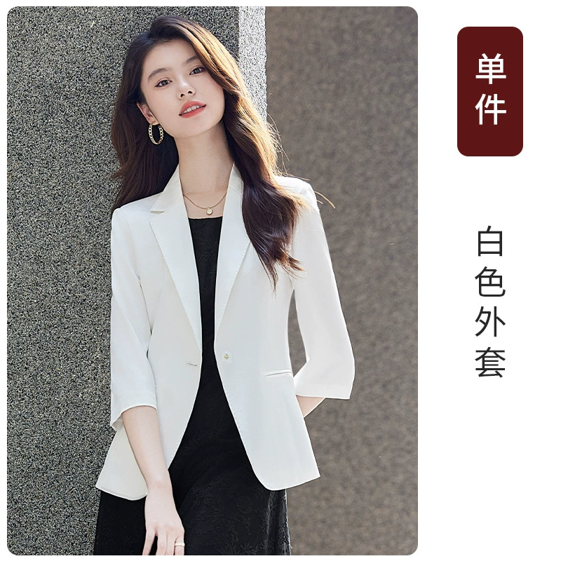 Летний универсальный классический пиджак для отдыха, юбка, комплект, Slim fit, для подростков