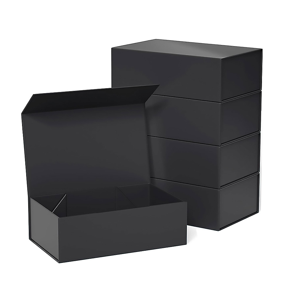 Caja plegable de una pieza Caja de captura de absorción Caja de embalaje de regalo de cosméticos Caja de regalo de regalo de papel duro personalizada