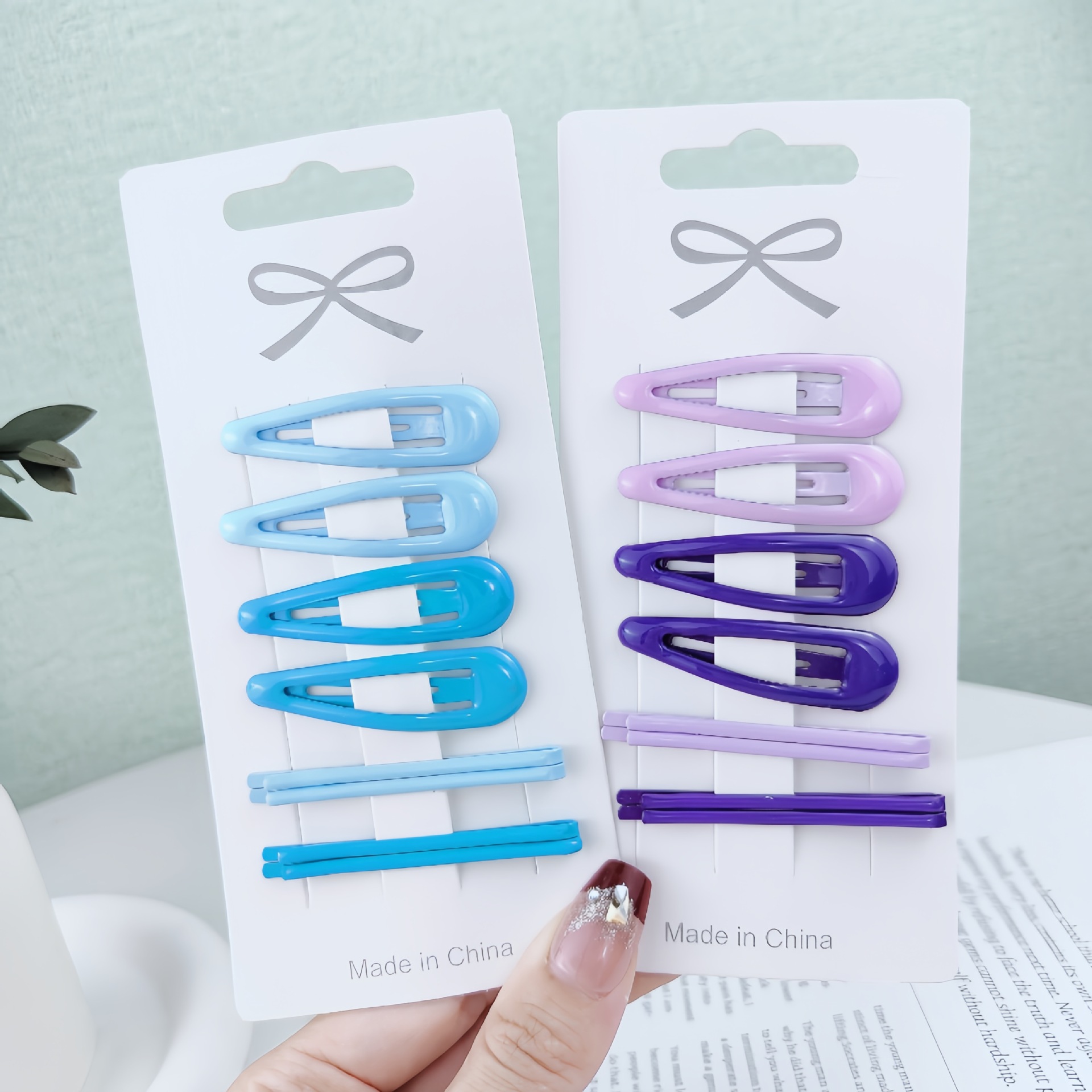 Combinación azul-violeta