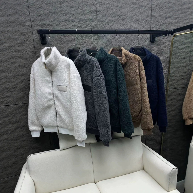 High-Quality 26 New Models of Versatile Leather Label Lambswool High-Neck Teddy Bear Jackets, Unisex Fashion Casual Jackets High-Quality 26 New Models of Versatile Leather Label Lambswool High-Neck Teddy Bear Jackets, Unisex Fashion Casual Jackets