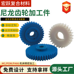 尼龙齿轮 MC901蓝色齿轮加工尼龙传动塑料齿轮体育健身器材用齿轮