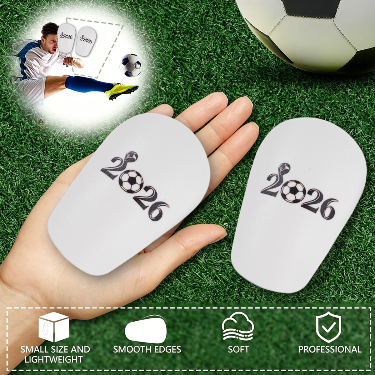 Football Shin Guard Children's and Adult Sports Protection Insert