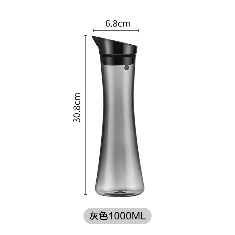 Acrílico hervidor de agua fría de gran capacidad doméstica resistente a altas temperaturas hervidor de agua fría de hotel grueso cerveza jarra jarra de jugo de bebida