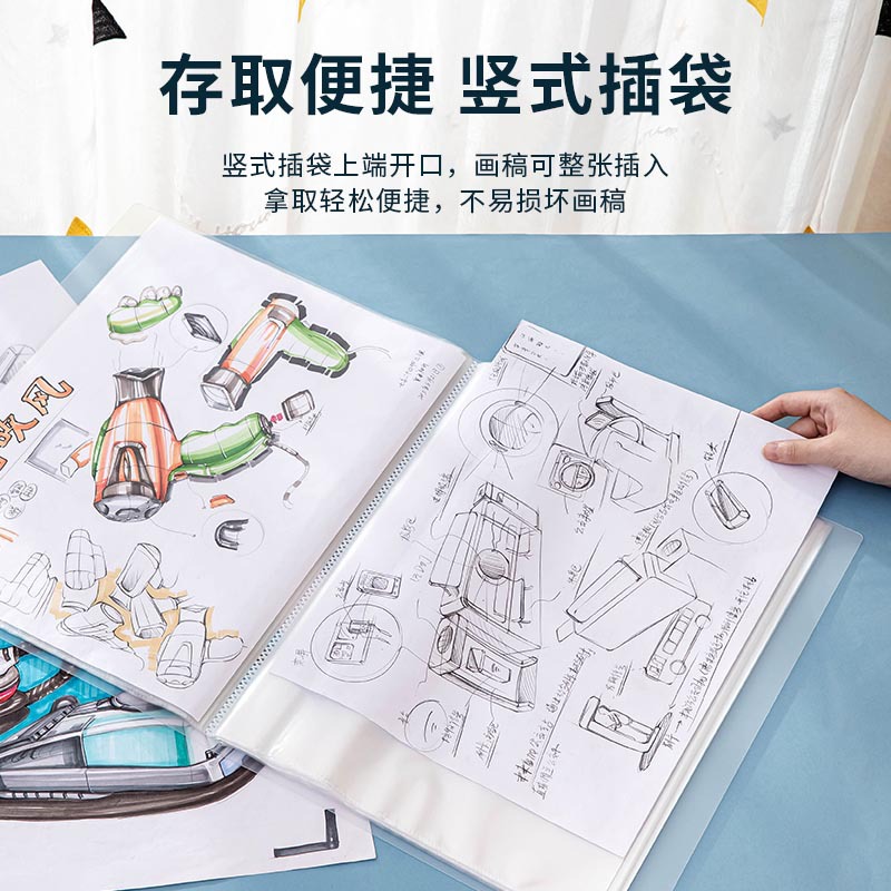 A3 carpeta pintura colección de arte 8K álbum transparente información del libro Premio DE LOS NIÑOS cartel bolsa de almacenamiento al por mayor