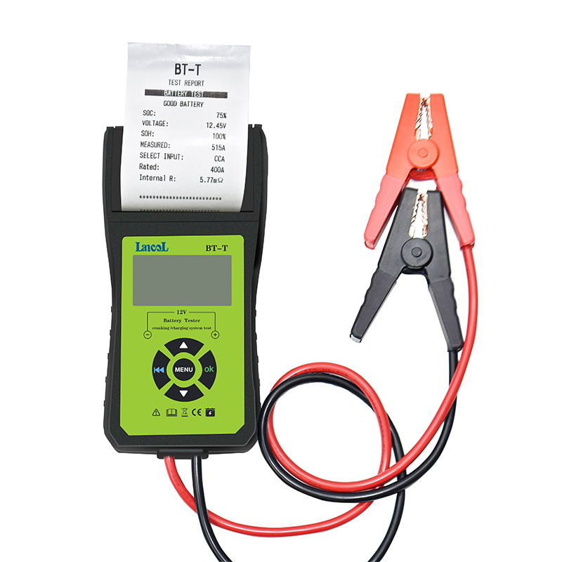 Lancol Bt-T Battery Tester Car Battery Measurement with Printer Automotive System Diagnostic Instrument