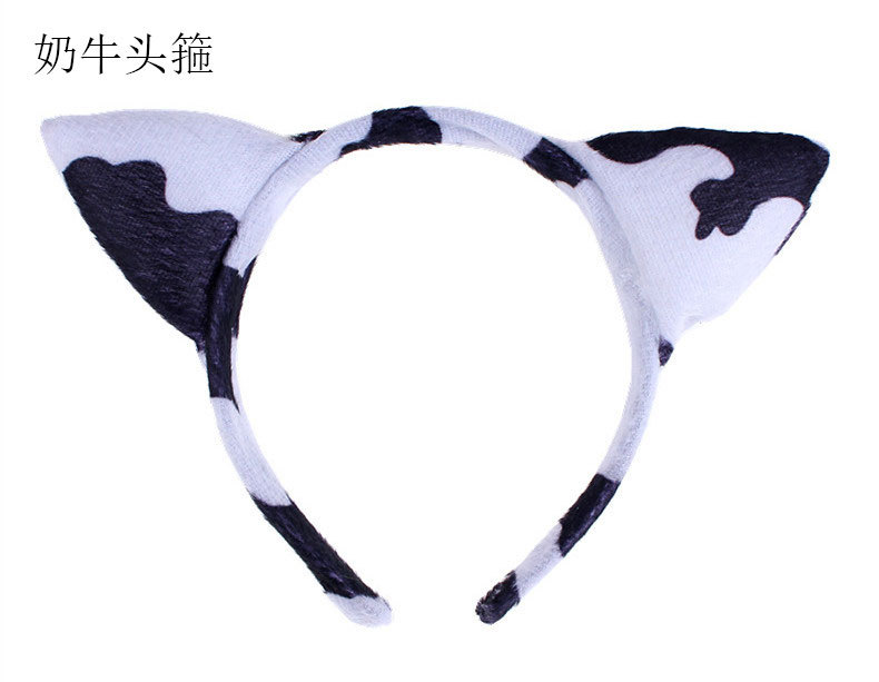 1 niños kindergarten animal rendimiento diadema Tigre cerdo gato pollo conejo ratón ovejas ganado mono tocado